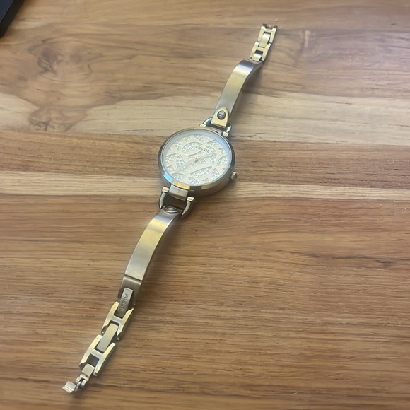 Fossil Ladies Georgia Watch in Gold - Picture 5 of 15